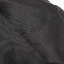 Pre Owned Just Cavalli Black Satin Ruffle Mini Skirt M