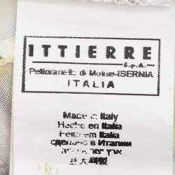 Pre Owned Just Cavalli Multicolor Printed Stretch Knit V Neck Sleeveless Midi Dress M