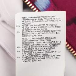 Pre Owned Just Cavalli Multicolor Printed Jersey Jacket S