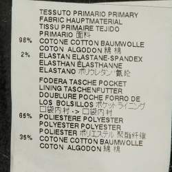 Pre Owned Just Cavalli Black Flock Print Denim Slim Fit Jeans M/Waist 34"