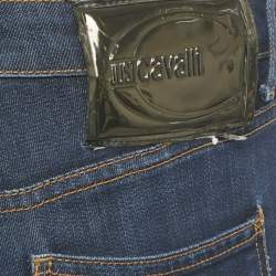 Pre Owned Just Cavalli Blue Denim Skinny Jeans S Waist 27"