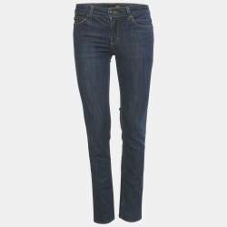 Pre Owned Just Cavalli Blue Denim Skinny Jeans S Waist 27"