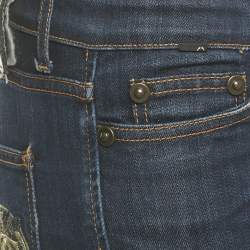 Pre Owned Just Cavalli Blue Denim Skinny Jeans S Waist 27"