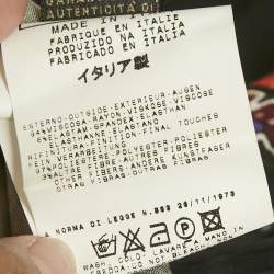 Pre Owned Just Cavalli Multicolor Printed Jersey & Silk Top & Skirt Set S/M