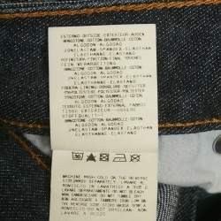 Pre Owned Just Cavalli Dark Blue Denim Straight Fit Jeans M Waist 30"