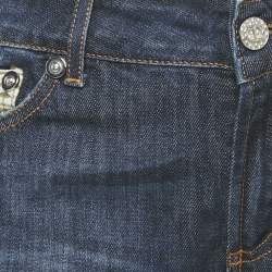 Pre Owned Just Cavalli Dark Blue Denim Straight Fit Jeans M Waist 30"