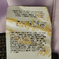 Pre Owned Just Cavalli Lavender Satin Asymmetric Hem Maxi Skirt L