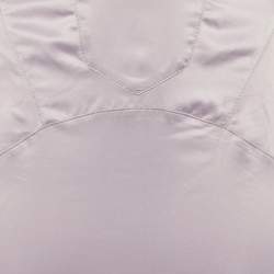 Pre Owned Just Cavalli Lavender Satin Asymmetric Hem Maxi Skirt L