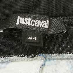 Pre Owned Just Cavalli Multicolor Printed Jersey Leggings M