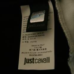 Pre Owned Just Cavalli Multicolor Printed Jersey Leggings M