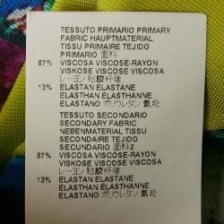 Pre Owned Just Cavalli Multicolor Printed Jersey Leggings M