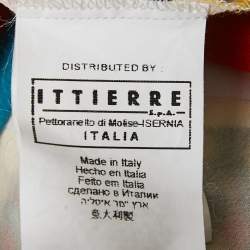 Pre Owned Just Cavalli Multicolor Printed Silk Top M