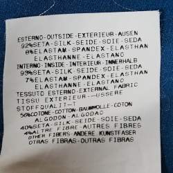 Pre Owned Just Cavalli Multicolor Printed Silk Top M