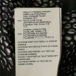 Pre Owned جاكيت جاست كافالي دانتيل جلد أسود مقاس صغير