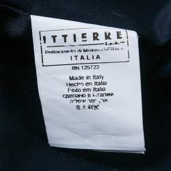 مملوكة مسبقًا Just Cavalli Brown Animal Print Gabardine Blazer S