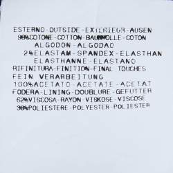 مملوكة مسبقًا Just Cavalli Brown Animal Print Gabardine Blazer S