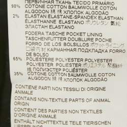 Pre Owned Just Cavalli Black Coated Denim Jeans M/Waist 31"