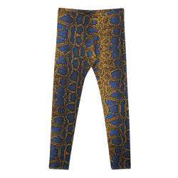 Just Cavalli Multicolor Python Print Leggings S