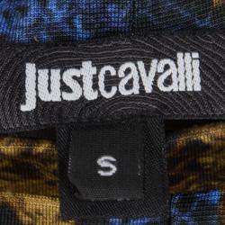 Pre Owned Just Cavalli Multicolor Python Print Leggings S