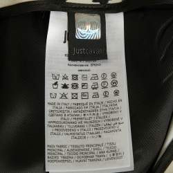 مملوكة مسبقًا Just Cavalli Black Leopard Jersey Trousers M