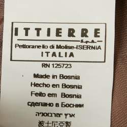 مملوكة مسبقًا فستان جاست كافالي ميني أوف شولدر جيرسيه مطبوع أخضر مقاس صغير - سمول