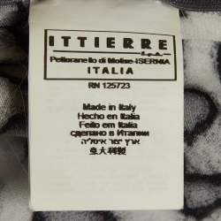 Pre Owned فستان جست كافالي قصير كريب بطبعة النمر غير متماثل مقاس صغير - سمول