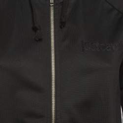 Pre Owned Just Cavalli Black Jersey Zip-Up Jacket M