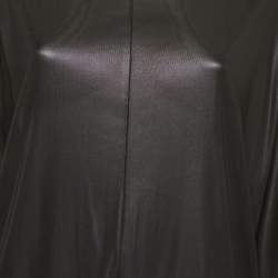 Pre Owned بلوزة جاست كافالي جيرسيه مطلي أزرق بأكمام طويلة مقاس وسط - ميديوم