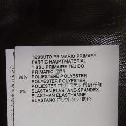 Pre Owned بلوزة جاست كافالي جيرسيه مطلي أزرق بأكمام طويلة مقاس وسط - ميديوم