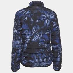 Pre Owned جاكيت جاست كافالي كحلي/مطبوع مبطن قابل للقلب صناعي متوسط