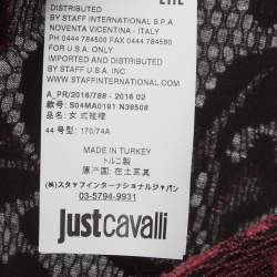 مملوكة مسبقًا Just Cavalli Red/Black Lace Maxi Skirt M