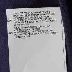 مملوكة مسبقًا تنورة ماكسي جست كافالي دانتيل كشكشة تفاصيل زرقاء داكنة مقاس متوسط