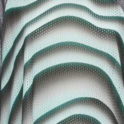 Pre Owned Just Cavalli Green Printed Jersey and Lurex T-Shirt L