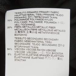 Pre Owned فستان جاست كافالي بلو لوريكس محبوك وجيرسي ماكسي مقاس متوسط