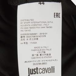 Pre Owned فستان جاست كافالي بلو لوريكس محبوك وجيرسي ماكسي مقاس متوسط