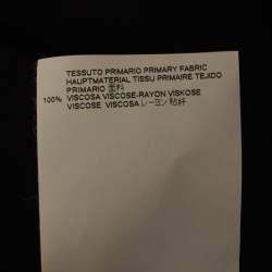 مملوكة مسبقًا Just Cavalli Black Satin Button Front Shirt M