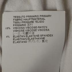 Pre Owned تيشيرت روبيرتو كافالي جيرسي أسود بطبعة زهور مقاس كبير