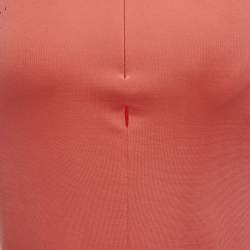 Pre Owned Just Cavalli Salmon Pink Embellished Jersey Evening Dress M