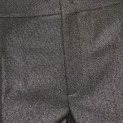 مملوكة مسبقًا بنطال جينز جاست كافالي رمادي بفصوص لوريكس تفاصيل الأزرار مقاس متوسط - ميديوم