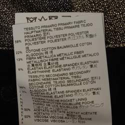 مملوكة مسبقًا بنطال جينز جاست كافالي رمادي بفصوص لوريكس تفاصيل الأزرار مقاس متوسط - ميديوم