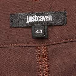 مملوكة مسبقًا Just Cavalli Brown Jersey Flared Trousers M