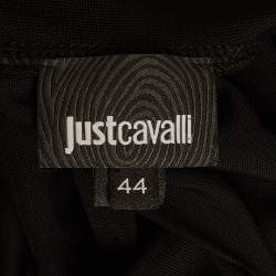 Pre Owned Just Cavalli Black Jersey Sleeveless Top M