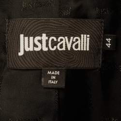 Pre Owned Just Cavalli Metallic Cotton Blend Blazer M