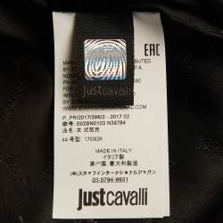 Pre Owned Just Cavalli Metallic Cotton Blend Blazer M