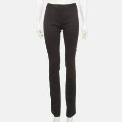 Pre Owned Just Cavalli Black Stretch Knit Pants M