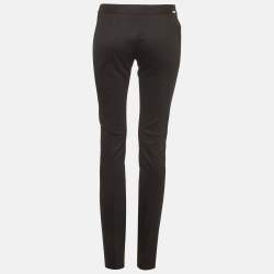Pre Owned Just Cavalli Black Stretch Knit Pants M