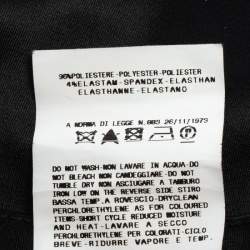 Pre Owned Just Cavalli Black Satin Maxi Skirt M