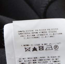 Pre Owned Just Cavalli Black Knit Cutout Back Detail Sleeveless Midi Dress S