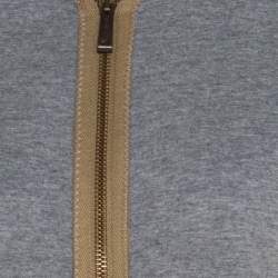 Pre Owned Just Cavalli Grey Cotton Melange Snakeskin Print Trim Tracksuit XS