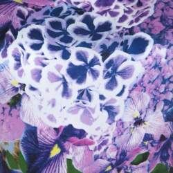 Pre Owned Just Cavalli Multicolor Leopard and Floral Print Cap Sleeve Shift DressM